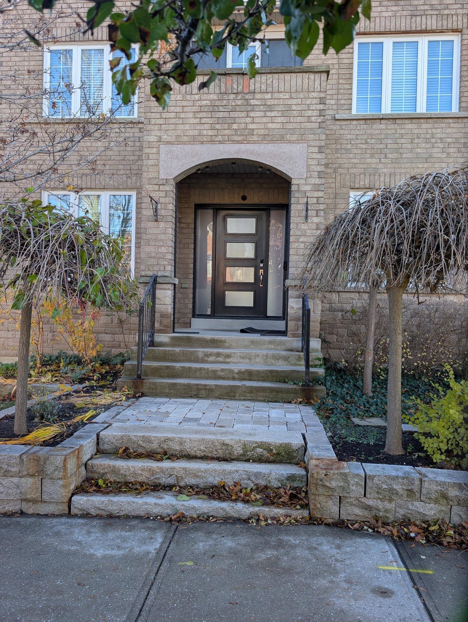 Interior view of custom glass porch enclosure GTA
