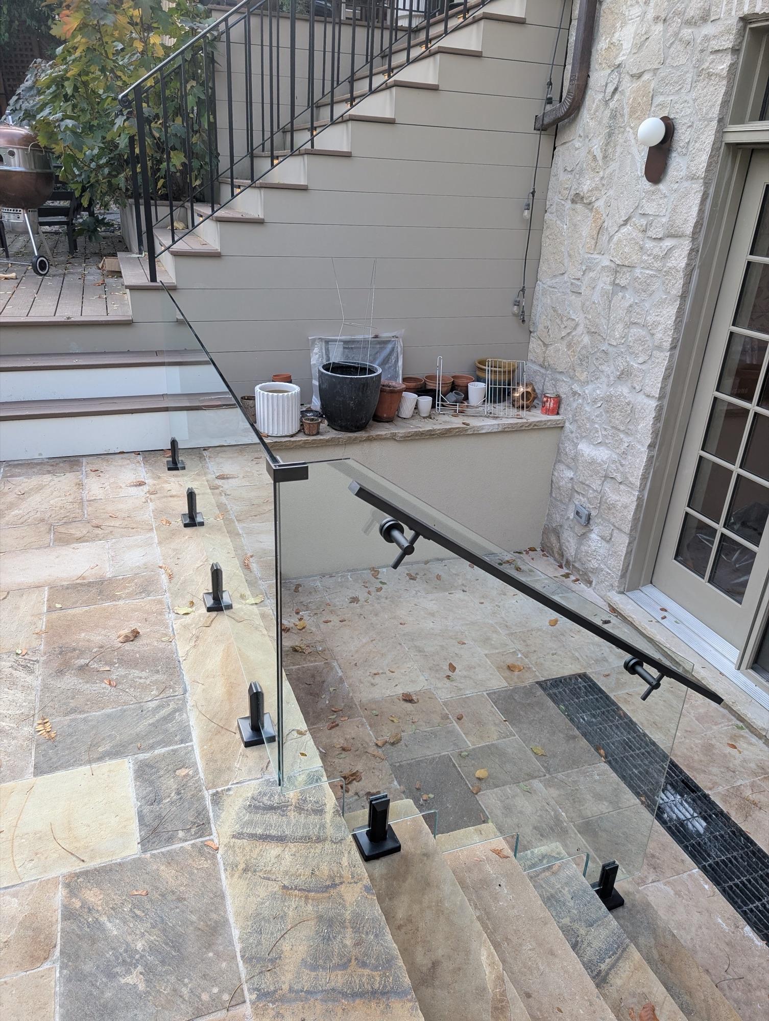 Frameless Glass Railings — DeVere (Exterior)